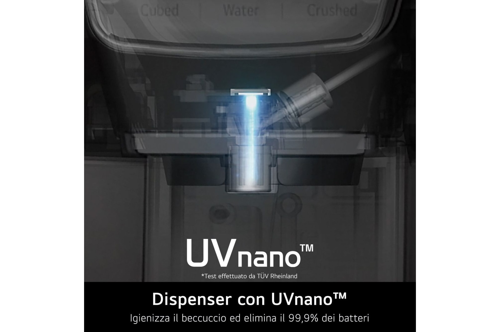 Caratteristica Dispenser UVnano